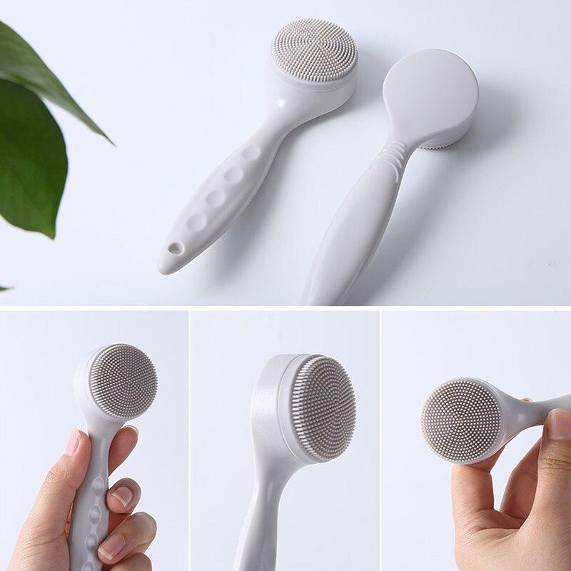 1 Pcs Facial Cleansing Brush Beauty Face Scrub Skin Deep Cleaning  Exfoliating Brush Silicone Brush For Face