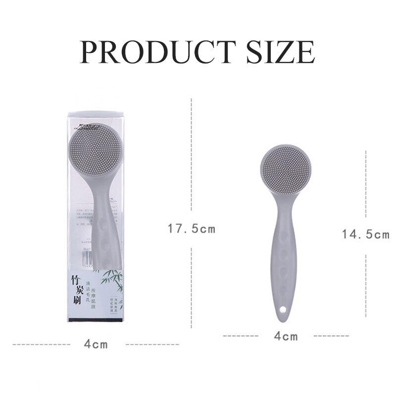 1 Pcs Facial Cleansing Brush Beauty Face Scrub Skin Deep Cleaning  Exfoliating Brush Silicone Brush For Face