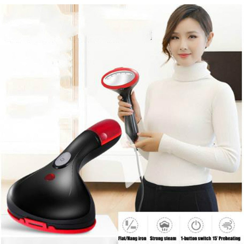 1500W Handheld Clothes Steamer Garment Steamers Portable Fabric Steam Heat Iron for Ironing Clothes for Travel Home Household