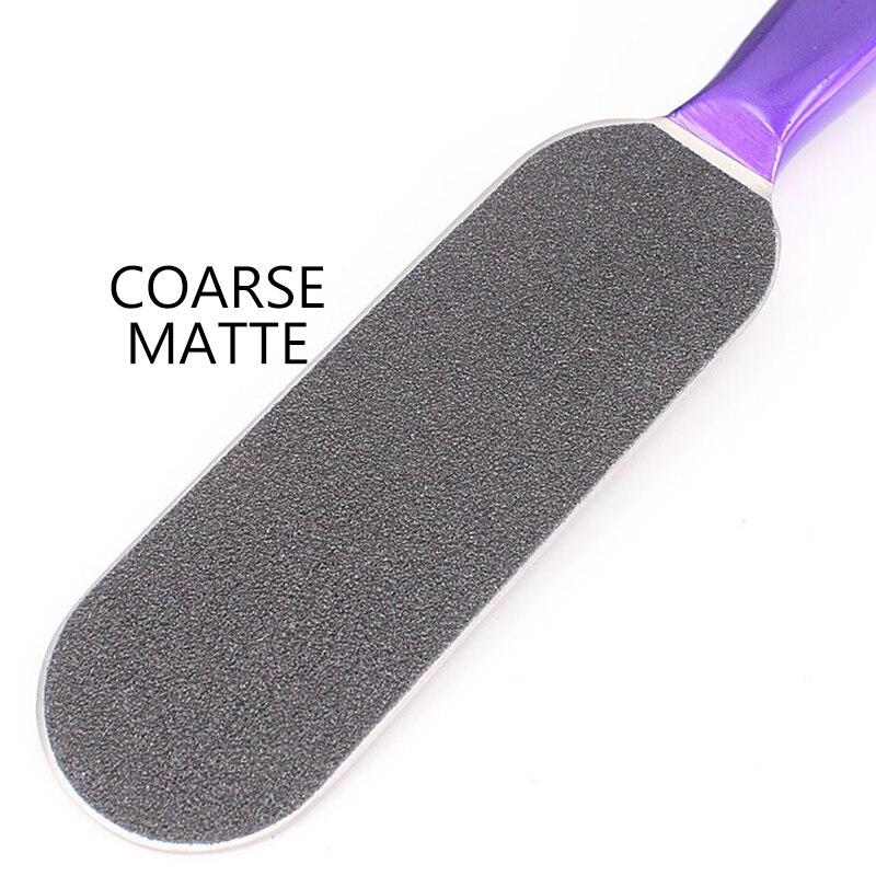 1Pcs Double Sided Pedicure Foot File Sanding Paper Rasp Callus Dead Skin Remover Plastic Handle Foot Care 10 pcs Sand Paper