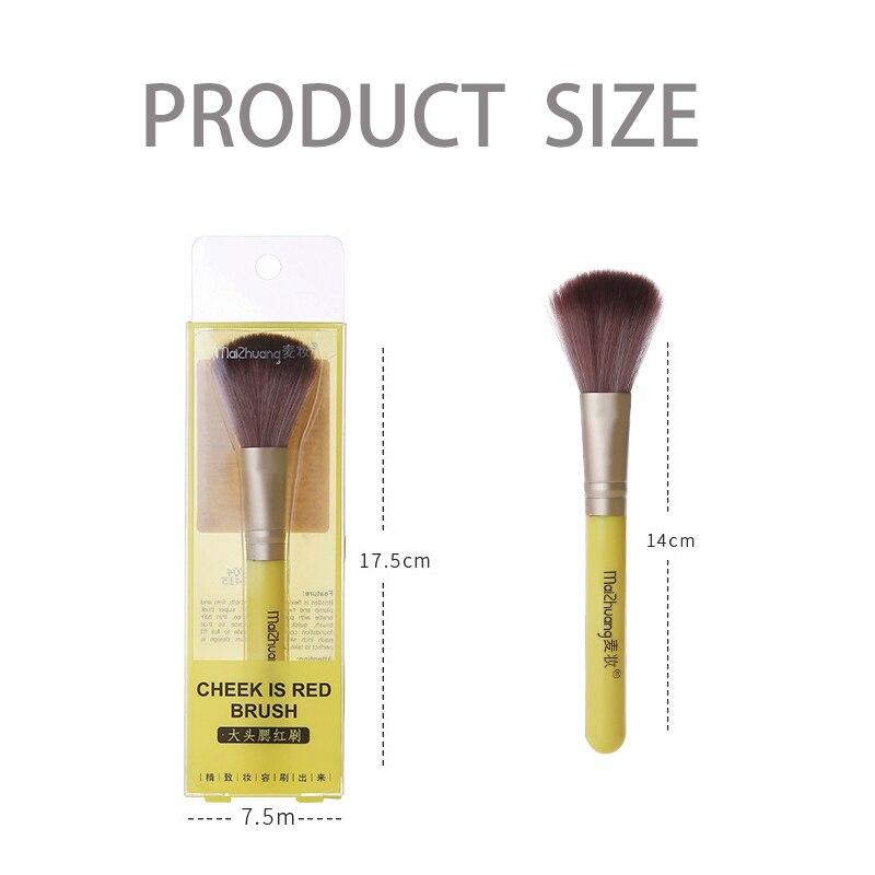 1Pcs Portable Makeup Brushes Contour Concealer Powder Blush Brush Foundation Brush Cosmetic Beauty Makeup Tools Accessories