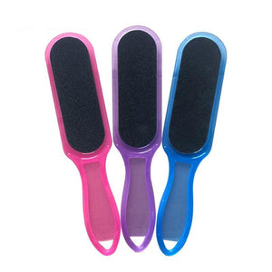 1Pcs Professional Foot Care Callus Hard Dead Skin Remove Pedicure Tool Double Sided Foot File Rasp Multicolor