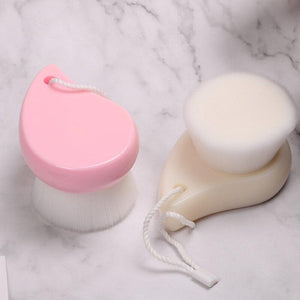 1pc Face Clean Brush Massager Facial Care Skin Pore Clean Brush Wash Deep Cleansing Soft Fiber Mild Face Cleansing Brush