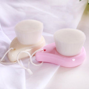 1pc Face Clean Brush Massager Facial Care Skin Pore Clean Brush Wash Deep Cleansing Soft Fiber Mild Face Cleansing Brush