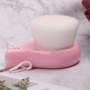 1pc Face Clean Brush Massager Facial Care Skin Pore Clean Brush Wash Deep Cleansing Soft Fiber Mild Face Cleansing Brush