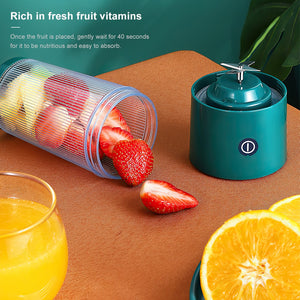 350ML Kitchen Blender Portable Electric Fruit Juicer Blender USB Mini Fruit Mixer Juicer Smoothie Blender Juice Maker Machine