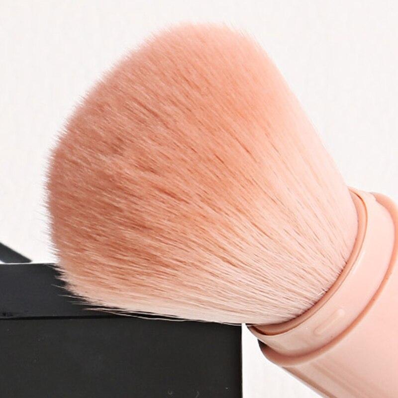 4in1 Portable Telescopic Makeup Brushes Loose Powder Eye Shadow Brush Foundation Cosmetic Beauty Makeup Tools Accessories