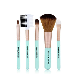 5Pcs/Set Multifunctional Makeup Brushes Set Blush Eyebrow Eyelash Eye Shadow Brush Foundation Cosmetic Makeup Tools Accessories