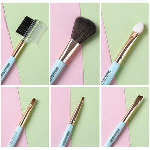 7Pcs/Set makeup brushes Set Nylon Blush Eyelash Eyebrow Lip Eye Shadow Brush Foundation Cosmetic Beauty Makeup Tools Accessories