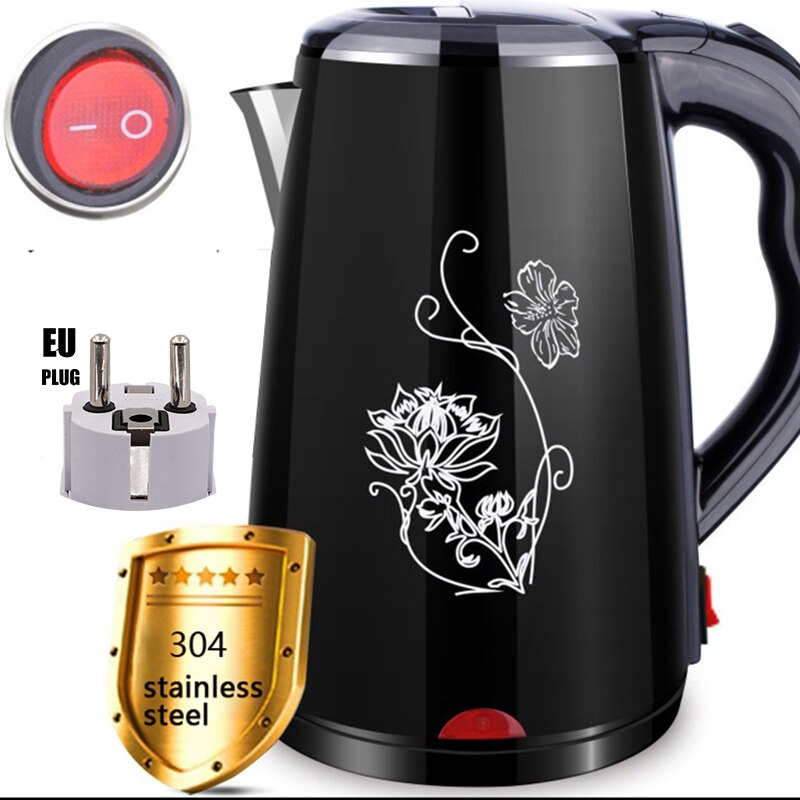 Electric Kettle Cordless Water Pot 1500W-2000W Stainless Steel Heating Electric Water Boiler Water Heater kitchen appliances