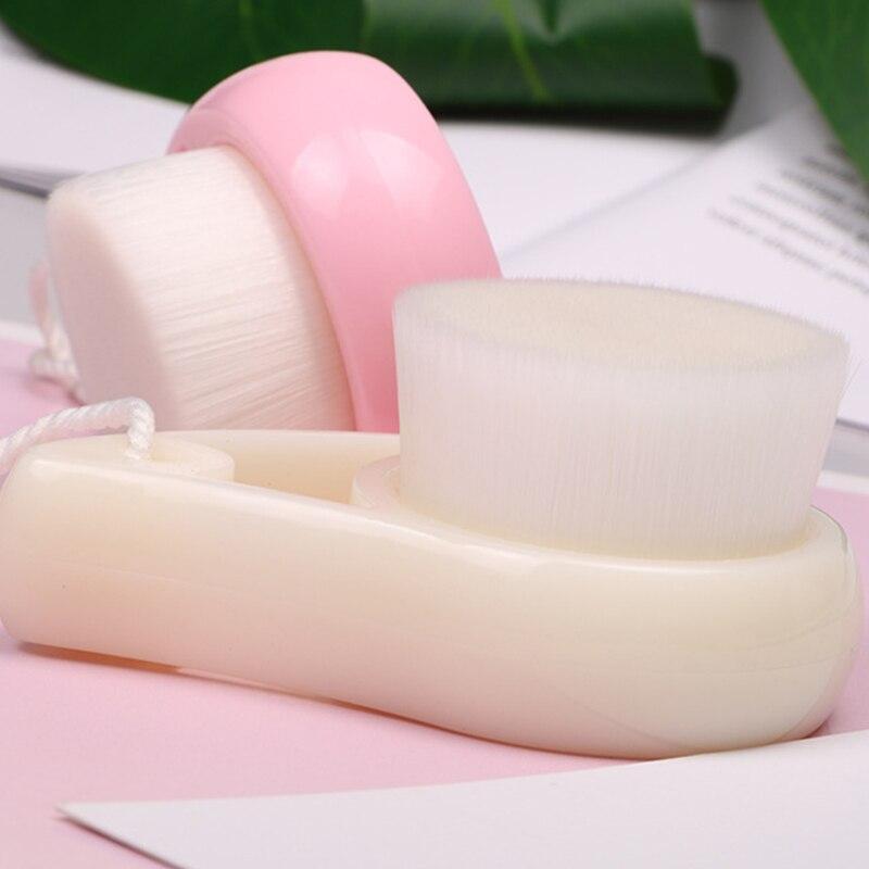 Face Clean Brush Wash Deep Cleansing Soft Fiber Mild Face Cleansing Brush Massager Facial Care Skin Pore Clean Brush