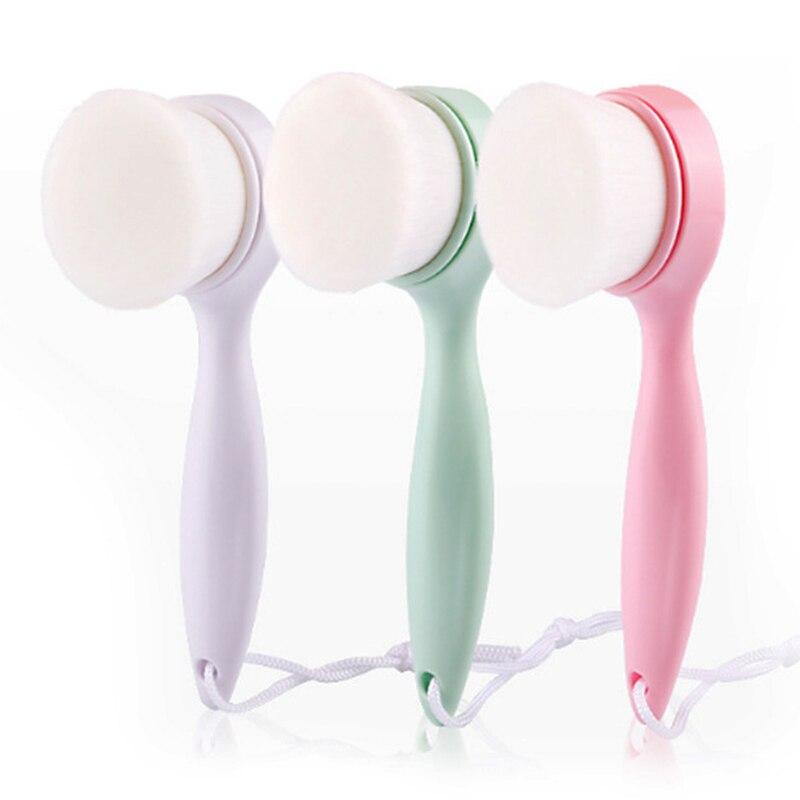 Face Cleaner Brush Skin Blackhead Remover Washing Face Brush Deep Pore Cleaner Exfoliator Scrub Silicone Face Cleansing Brush