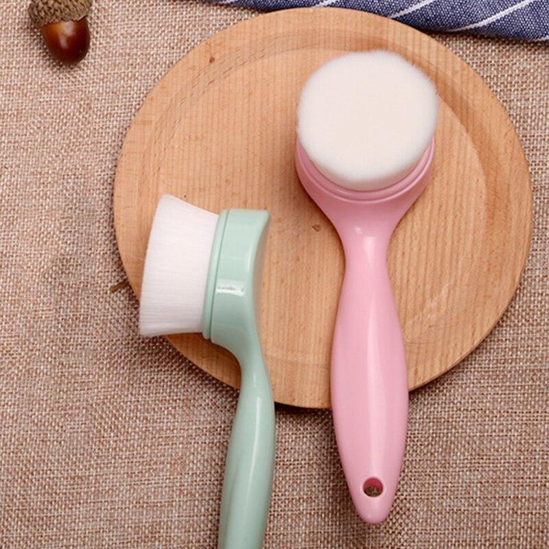 Face Cleaner Brush Skin Blackhead Remover Washing Face Brush Deep Pore Cleaner Exfoliator Scrub Silicone Face Cleansing Brush