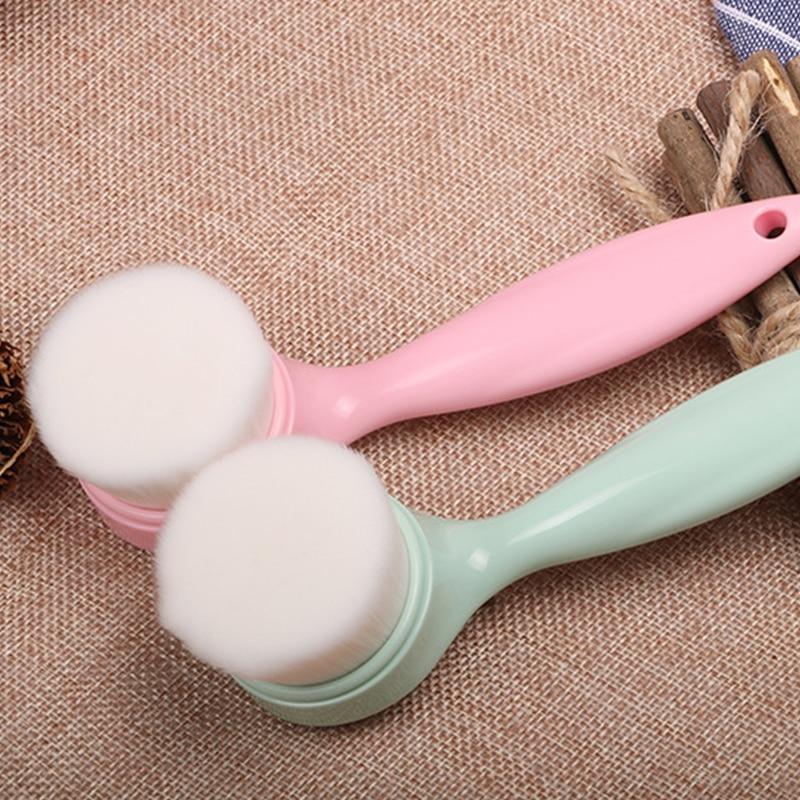 Face Cleaner Brush Skin Blackhead Remover Washing Face Brush Deep Pore Cleaner Exfoliator Scrub Silicone Face Cleansing Brush