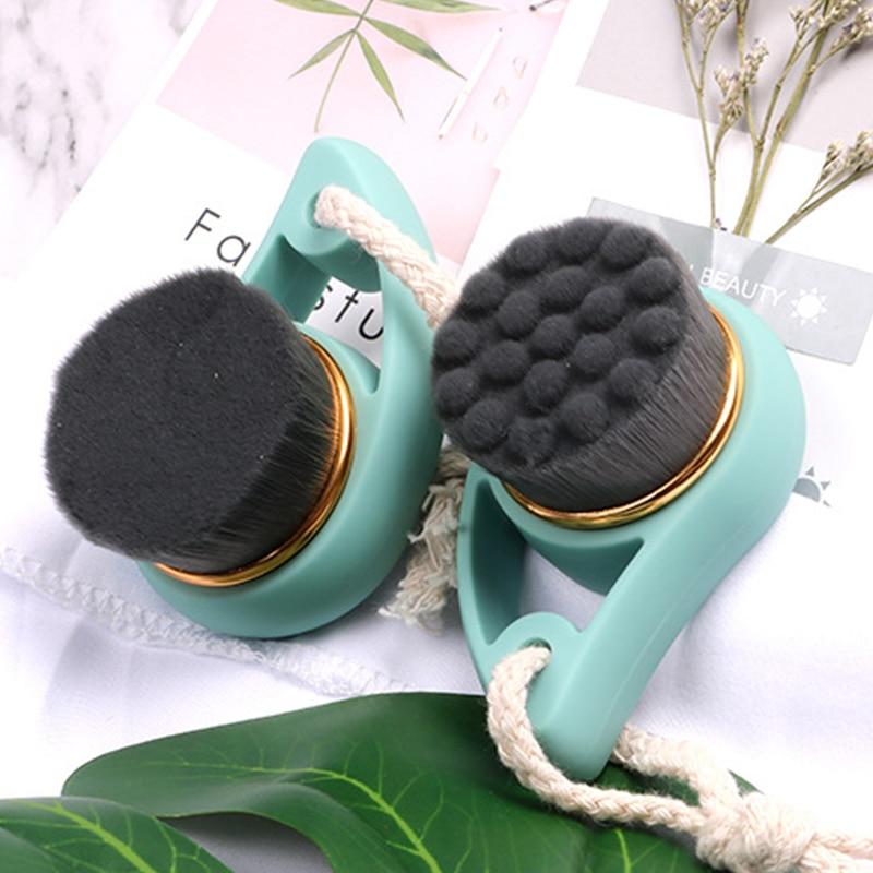 Face Wash Brush Bamboo Facial Cleansing Brush Face Washing Cleansers Deep Pore Female Skin Care Cleaning Tool