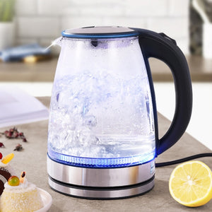 Glass Electric Kettle Off Automatically Auto-Power Off Stainless Steel Anti-Hot Electric Kettle Household Kitchen Appliances EU