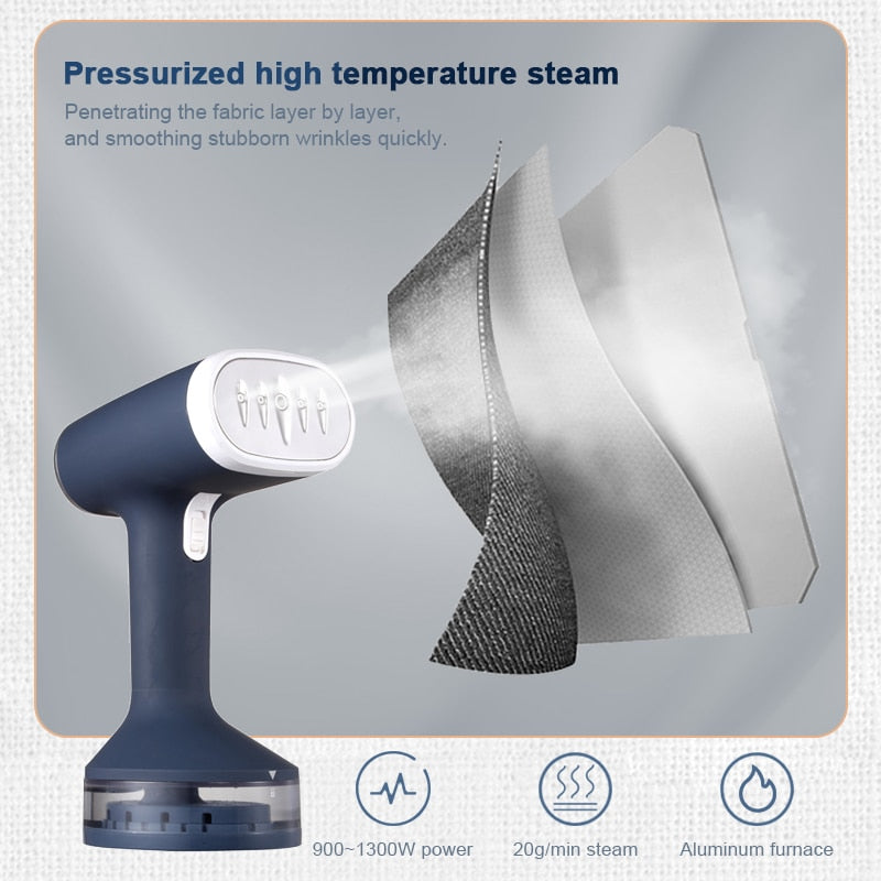 Handheld Garment Steamer 1200W Powerful Steam 25s Fast Heat Household Electric  Clothes Cleaner Hanging Ironing Machine