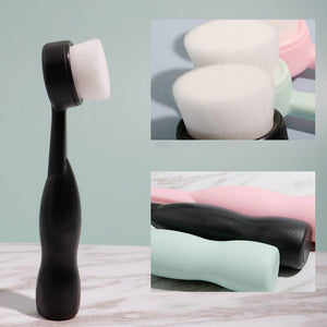 Long Handle Face Brush Manual Skin-friendly Facial Cleansing Brush Soft Hair To Blackhead Deep Cleaning Hand Brush