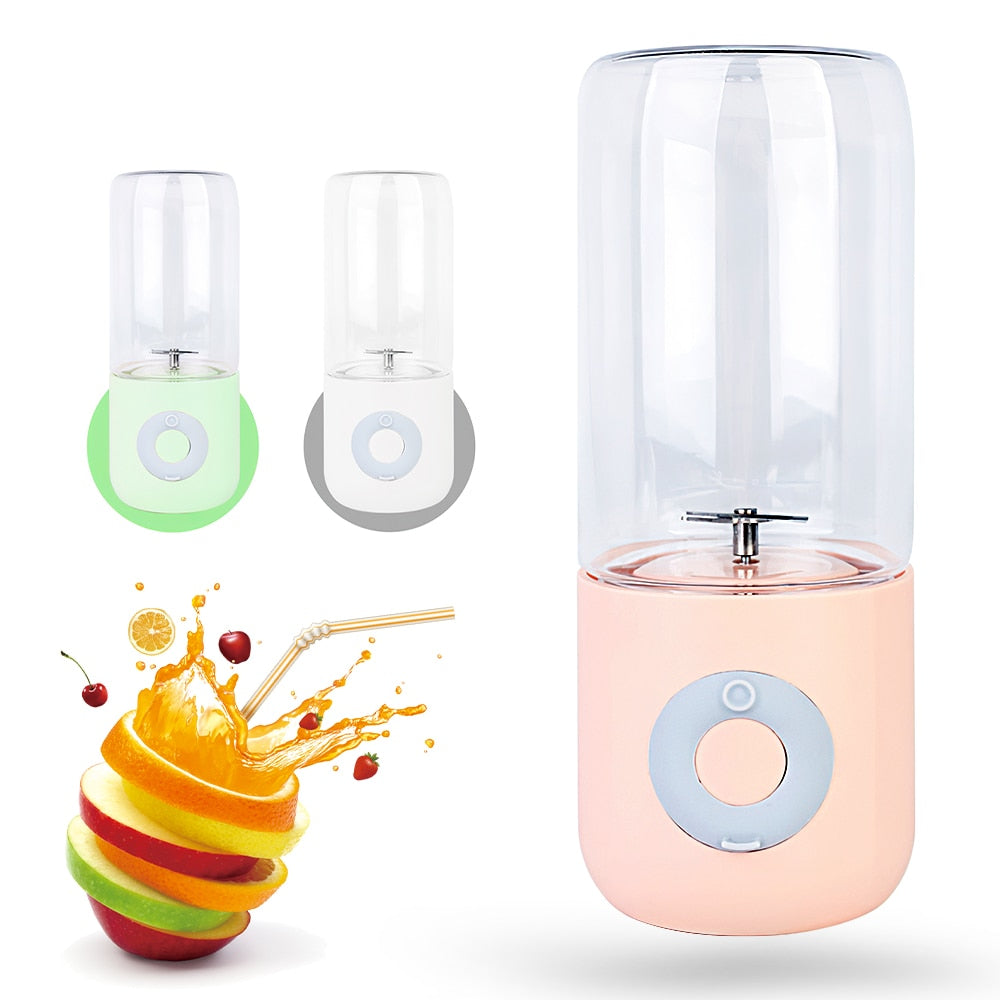 Mini Portable Juicer Orange Usb 6 Blade Electric Fruit Mixer Smoothie Blender Mixer Personal Food Processor Juice Extractor