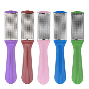 Stainless Steel Double Side Foot Rasp Exfoliante De Pies Scrowb De Pedicure Foot Care Tool